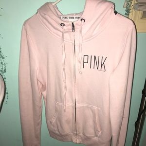 Victoria Secret Pink Hooded Sweatshirt in Pink